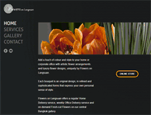 Tablet Screenshot of flowersonlangsuan.com